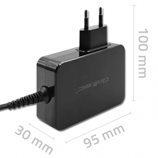 GaN power pro nabíjačka USB-C 100W čierna