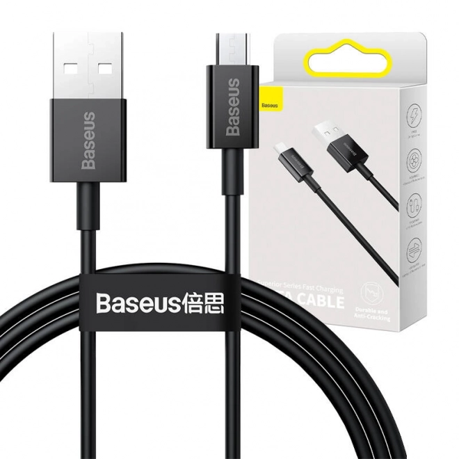 Kábel USB na micro USB Baseus Superior Series - čierny