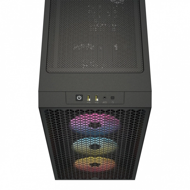 Corsair 3000D airflow rgb tg mid-tower čierna