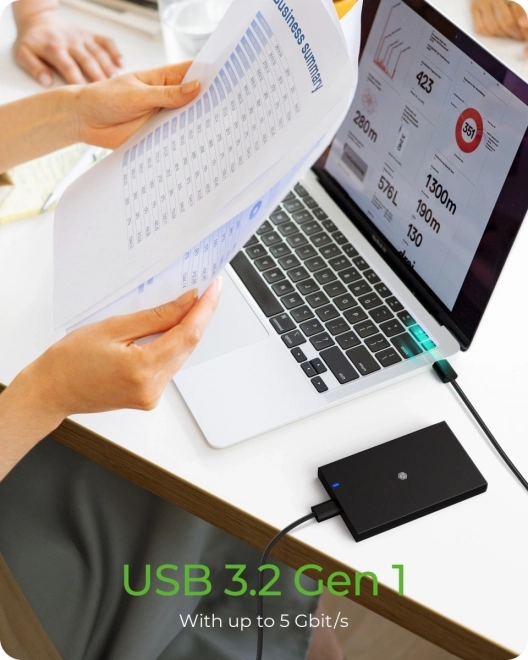 Externý kryt na SSD/HDD s USB 3.2 Gen 1