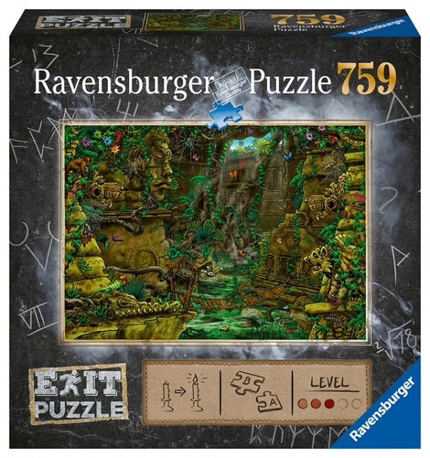 Ravensburger Úniková EXIT puzzle Tajomný chrám