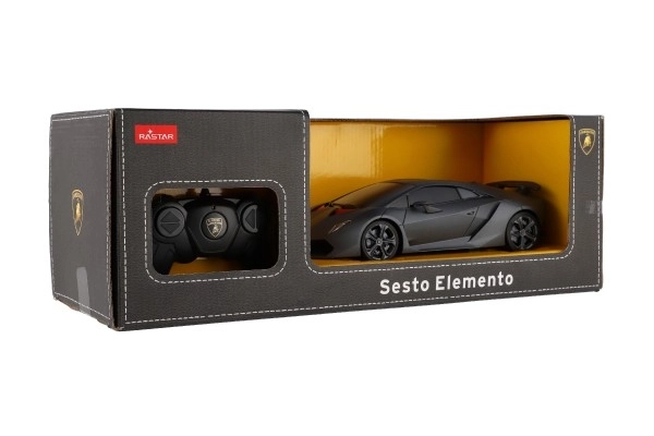 RC šedé auto Lamborghini Sesto Elemento na diaľkové ovládanie