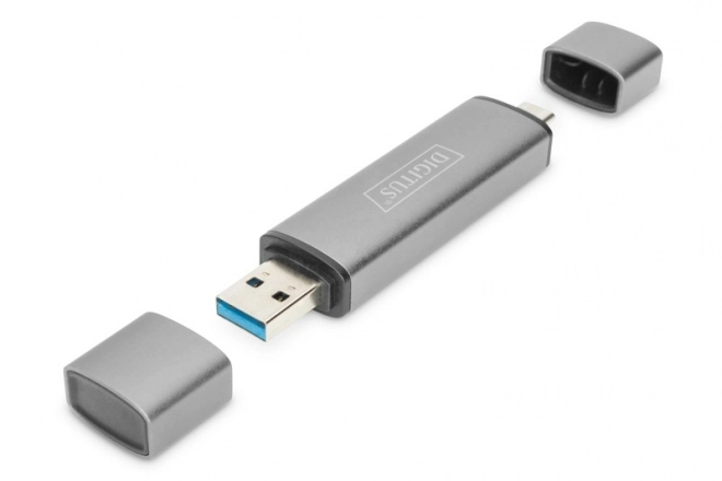 3-portová USB C/USB 3.0 Rýchlosť SuperSpeed čítačka kariet a hub