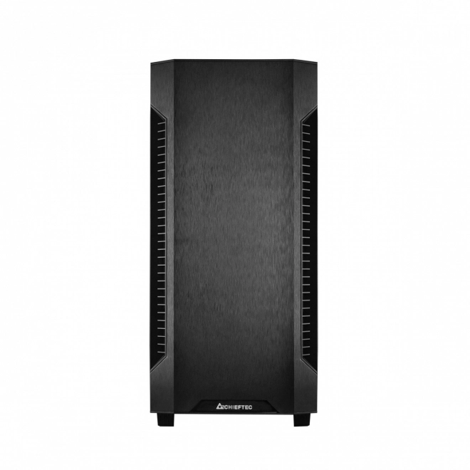 Elegantná Mid Tower počítačová skrinka čierna