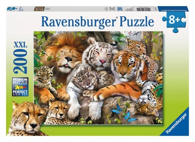 Ravensburger Puzzle Kočičí Zdřímnutí XXL 200 Dielikov