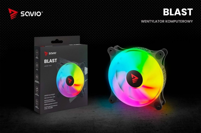 Súprava ventilátorov blast s ARGB ilumináciou 3 x 120mm
