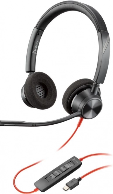 Slúchadlá Poly Blackwire Stereo USB-C/A