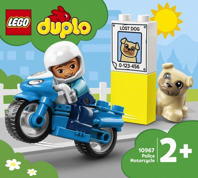 Policajná motorka LEGO DUPLO