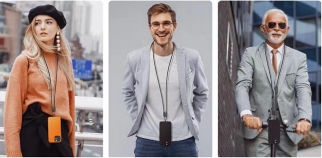 Kabel a šnúrka 2v1 USB C 1m čierny