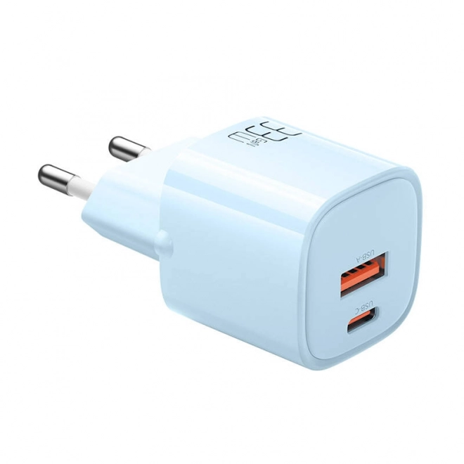 Nabíjačka GaN 33W Mcdodo USB-C USB-A modrá