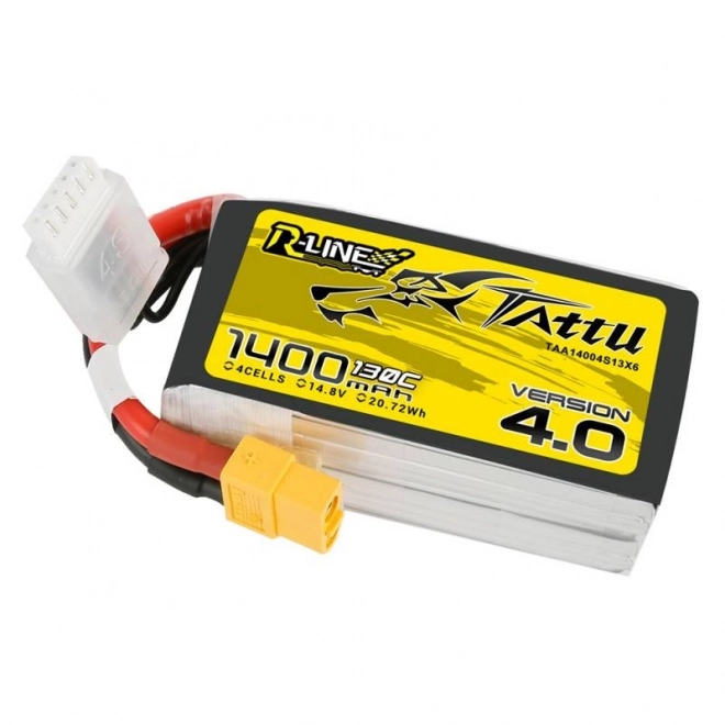 Akumulátor LiPo Tattu R-Line 1400mAh 14.8V 130C