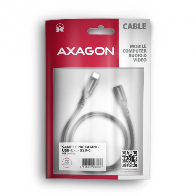 Axagon premium predlžovací kábel USB-C na USB-C