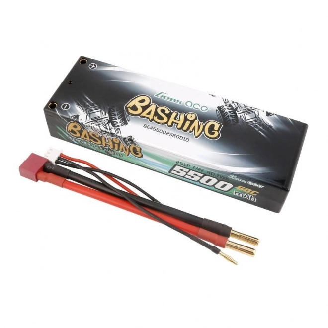 Lipo batéria Gens Ace 5500mAh 2S 7,4V 60C s T-konektorom