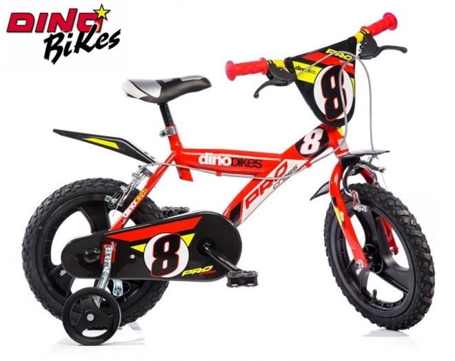 Detský bicykel červený 14"