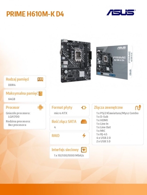 Prietoková doska ASUS Prime pre procesory Intel s podporou PCIe 4.0 a DDR4