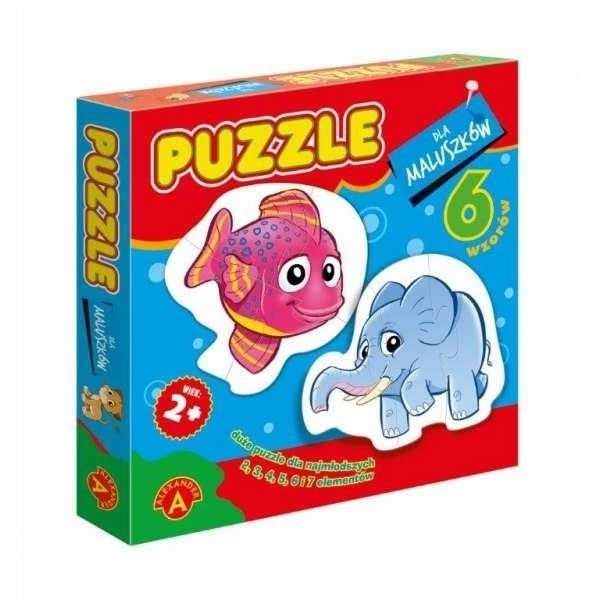 Baby puzzle zvieratká v ZOO 6v1