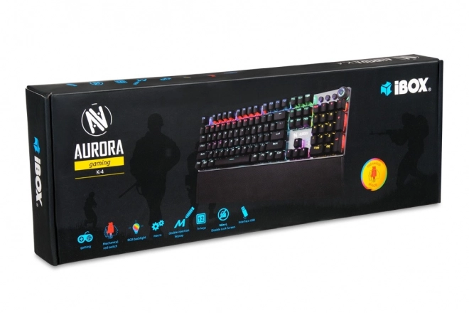 Mechanická herná klávesnica Aurora K-4