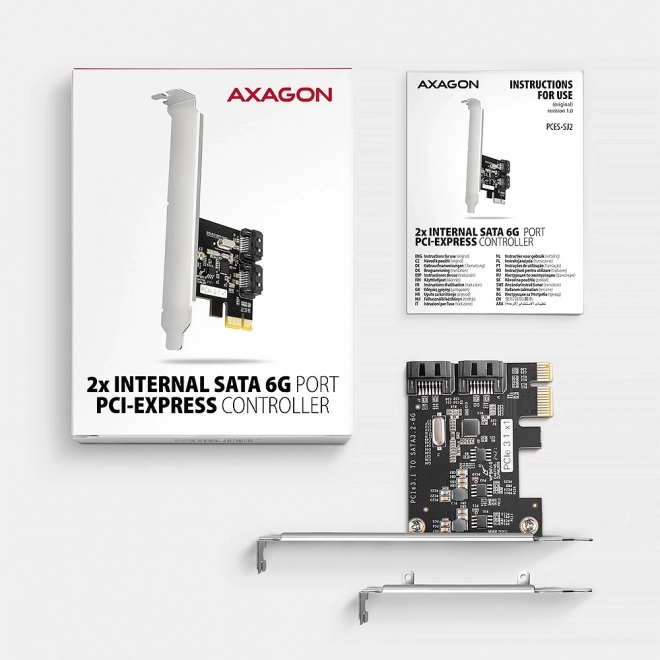 pci-express karta 2x SATA porty s rýchlosťou 6Gb/s