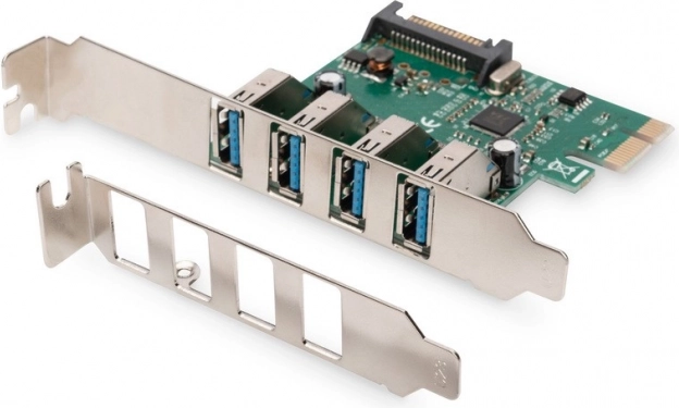 PCIe radič USB 3.0 so 4 portami (čipset VL805)