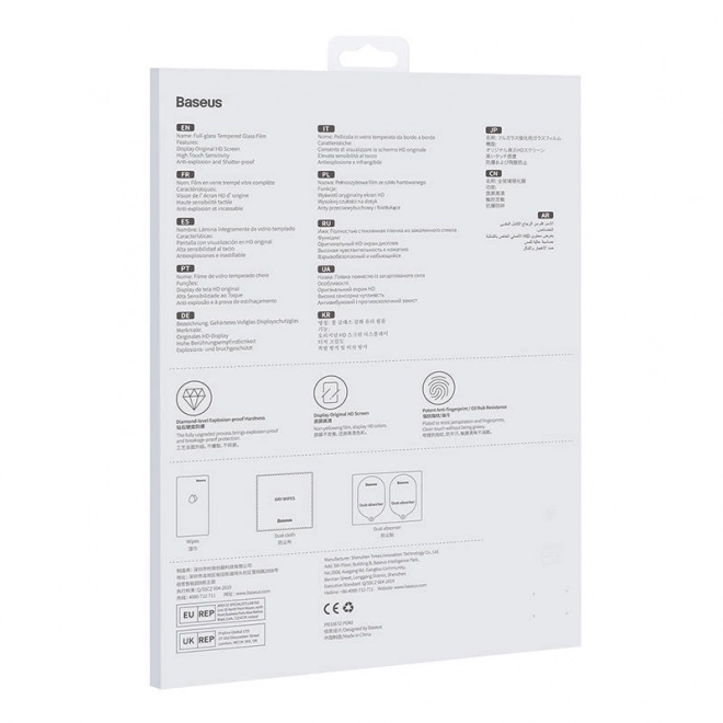 Tvrdené sklo Baseus 0,3 mm pre iPad 12,9" (2 ks)