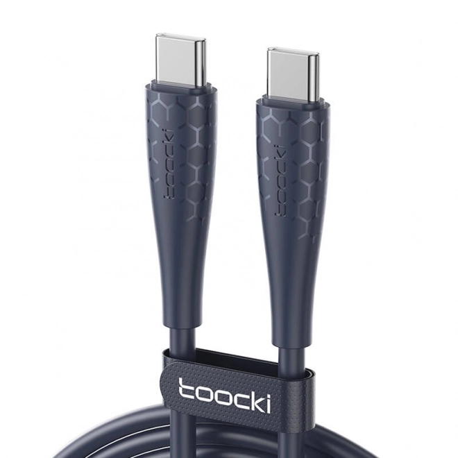 Kábel USB-C na USB-C Toocki 240W Modrý