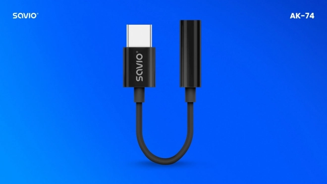 Adaptér audio - USB-C na jack 3,5 mm