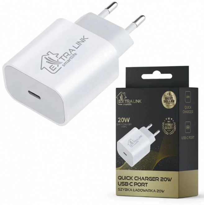 Rýchlonabíjačka Smart Life 20W USB-C