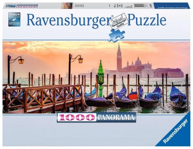 Panoramatický puzzle - Benátske gondoly