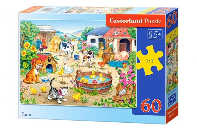 Puzzle farma 60 dielikov Castorland