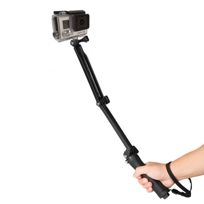 Statív Monopod pre športové kamery GoPro 3-Way - čierny