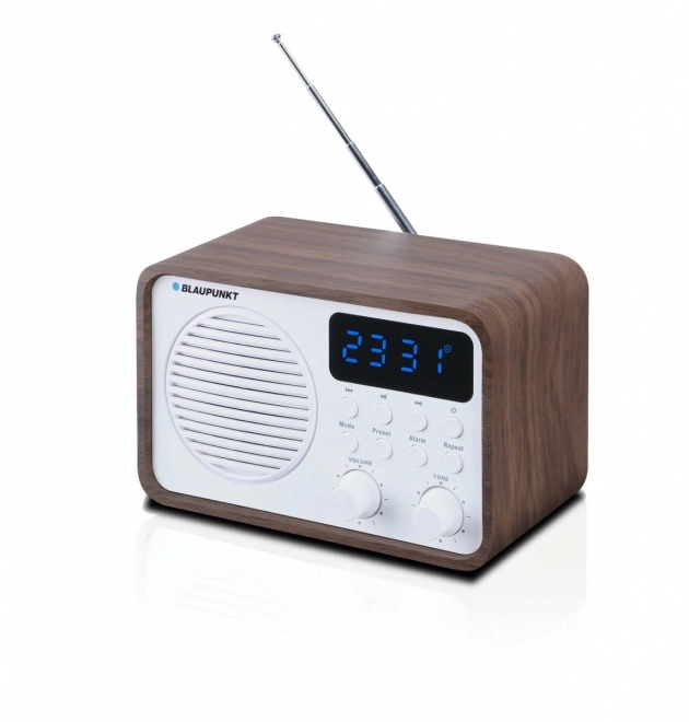 Prenosné FM rádio s Bluetooth a alarmom