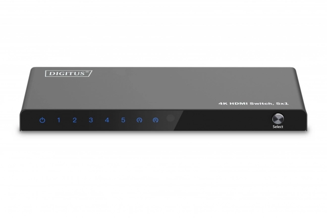 Prepínač HDMI 4K 5x1 s ovládačom