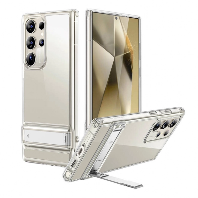 Priehľadný kryt s opierkou pre Samsung Galaxy S24 Ultra