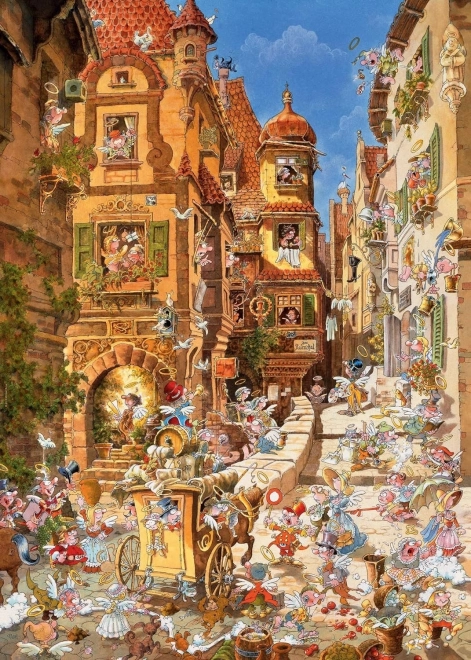 Romantické mesto - Deň - Puzzle 1000 dielikov