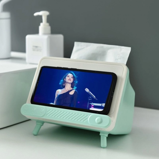 Držiak telefónu pre pohodlné sledovanie