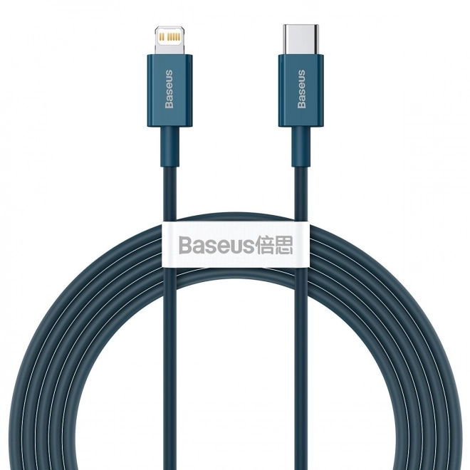 USB-C Kabel pre iPhone 20W PD 2m Modrý