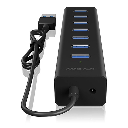 7-portový USB HUB s napájacím adaptérom
