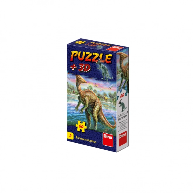 Puzzle s dinosaurem: Parasaurolophus 60 dielikov