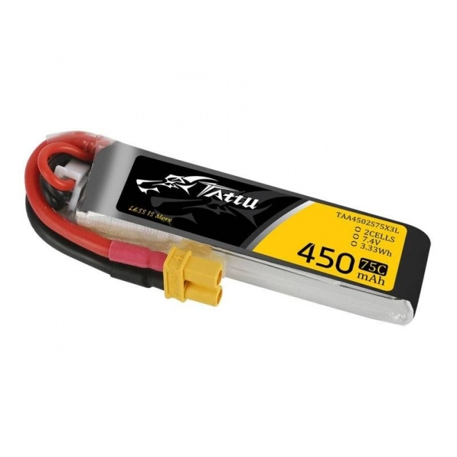 Lítiová batéria Gens Ace 450mAh 7.4V 75C XT30