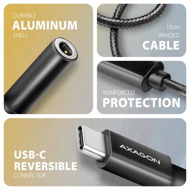 Zariadenie na zvýšenie kvality zvuku AXAGON ADA-HC USB-C 3.5mm