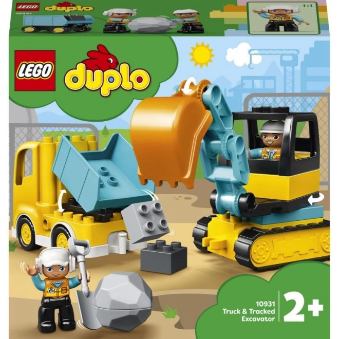 LEGO Duplo 10931 Nákladné auto a pásový bager