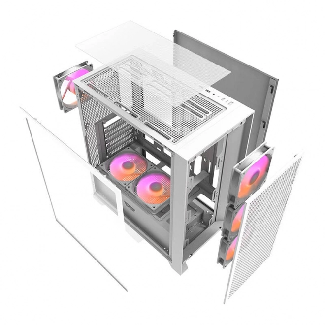 Počítačová skříň Darkflash s RGB ventilátory