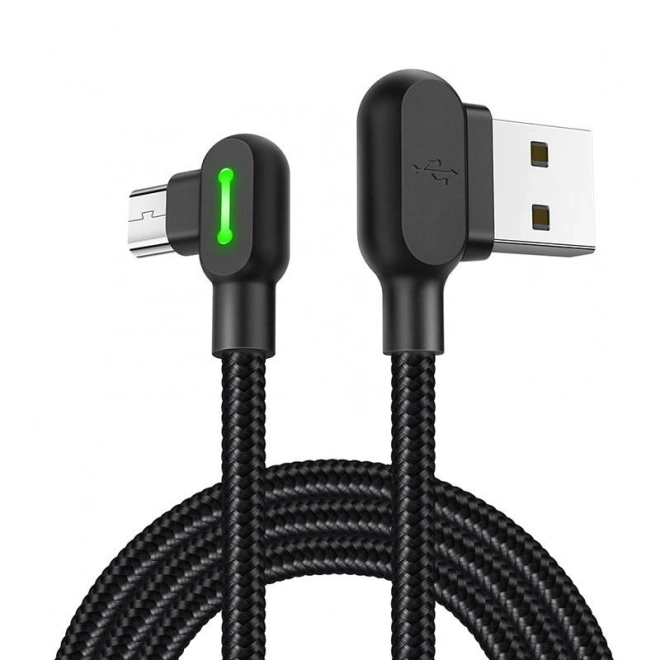 Kábel USB-Micro USB Mcdodo LED 3m čierny