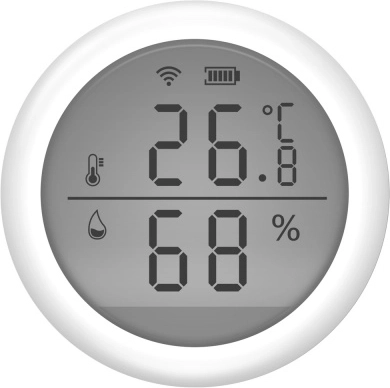 Inteligentný Wi‑Fi senzor teploty a vlhkosti Umax U‑Smart s displejom