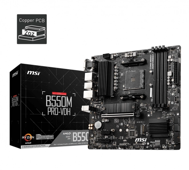 Plošná doska MSI B550M PRO-VDH AM4