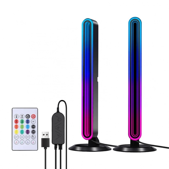 LED stolová lampa RGB s USB napájaním