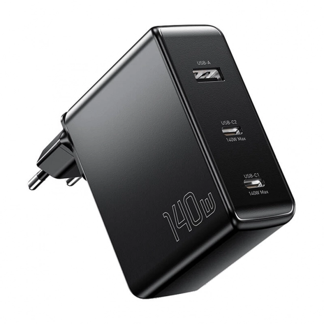 Nabíjačka do siete Essager 140W s 2x USB-C a USB-A