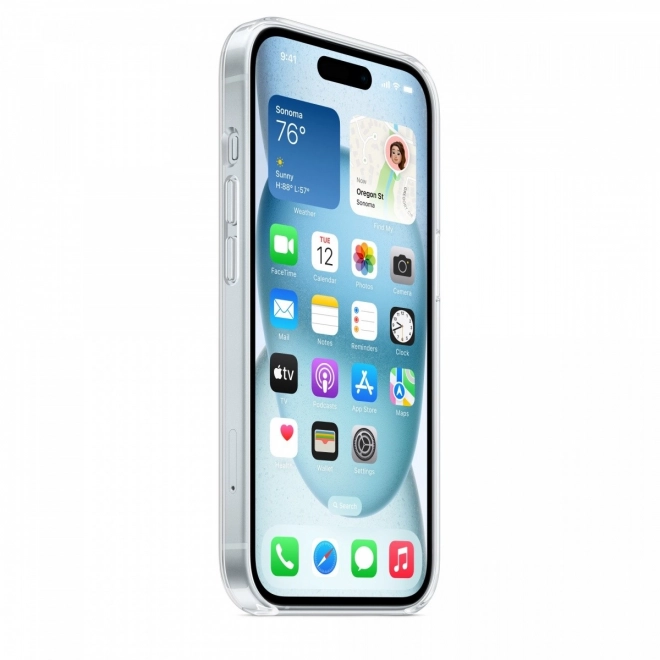 MagSafe puzdro na iPhone 15 priehľadné