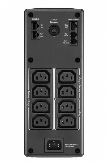 záložný zdroj apc back-ups pro 1300va s avr a lcd, 8x c13