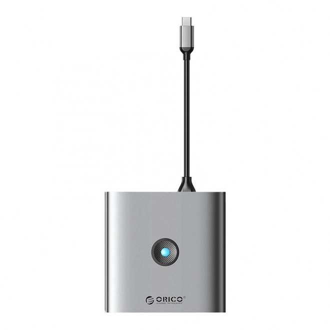 Adaptér Orico 8v1 s HDMI 4K a 3x USB-A